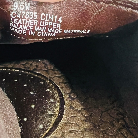 BOC Born On Concept Shoes Brown Leather Slip On Loafers 9.5 M - Picture 5 of 5